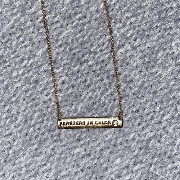Partners in crime necklace - Picture 1 of 1